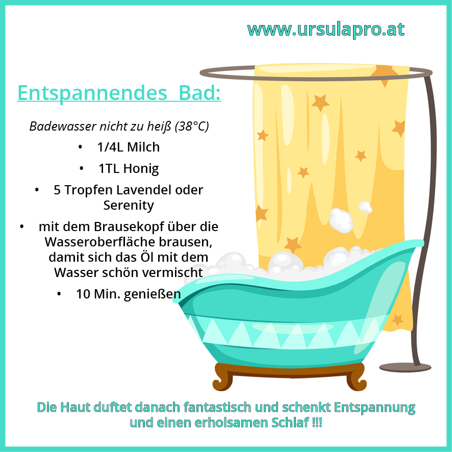 Entspannungsbad, ätherische Öle, Ölbad
